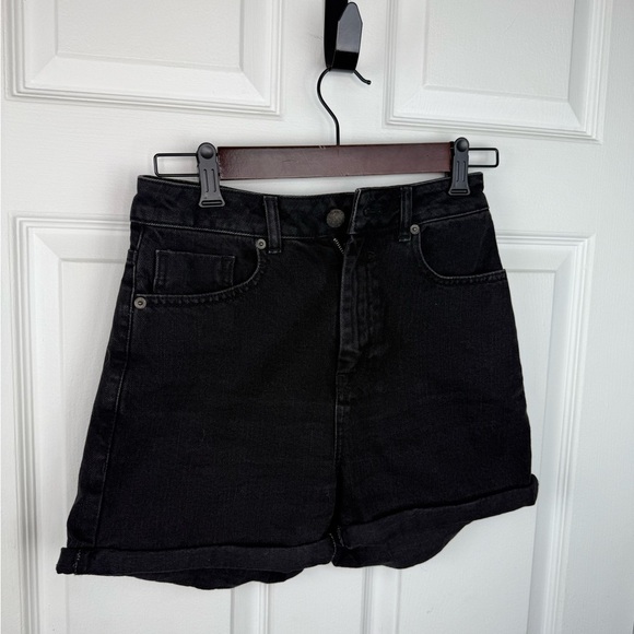 ASOS Black High Waist Shorts - Picture 3 of 8